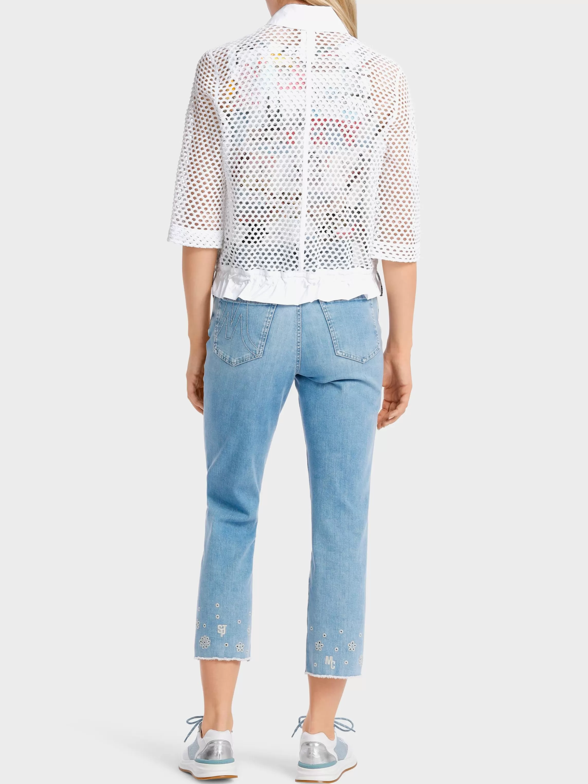 Online AIRY MESH BLOUSE Blouses & Tunics