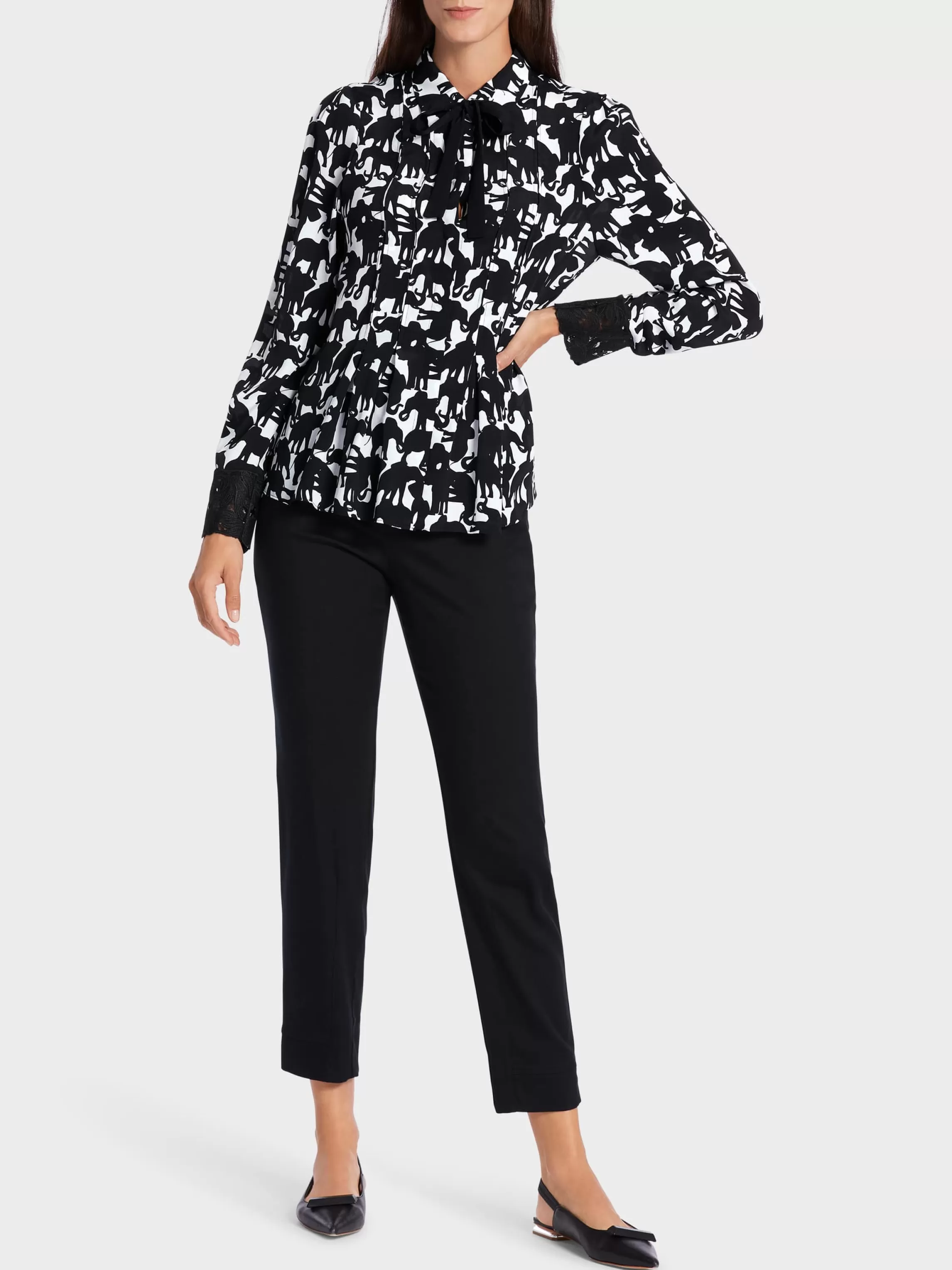 New BLOUSE WITH ELEPHANT PRINT Blouses & Tunics