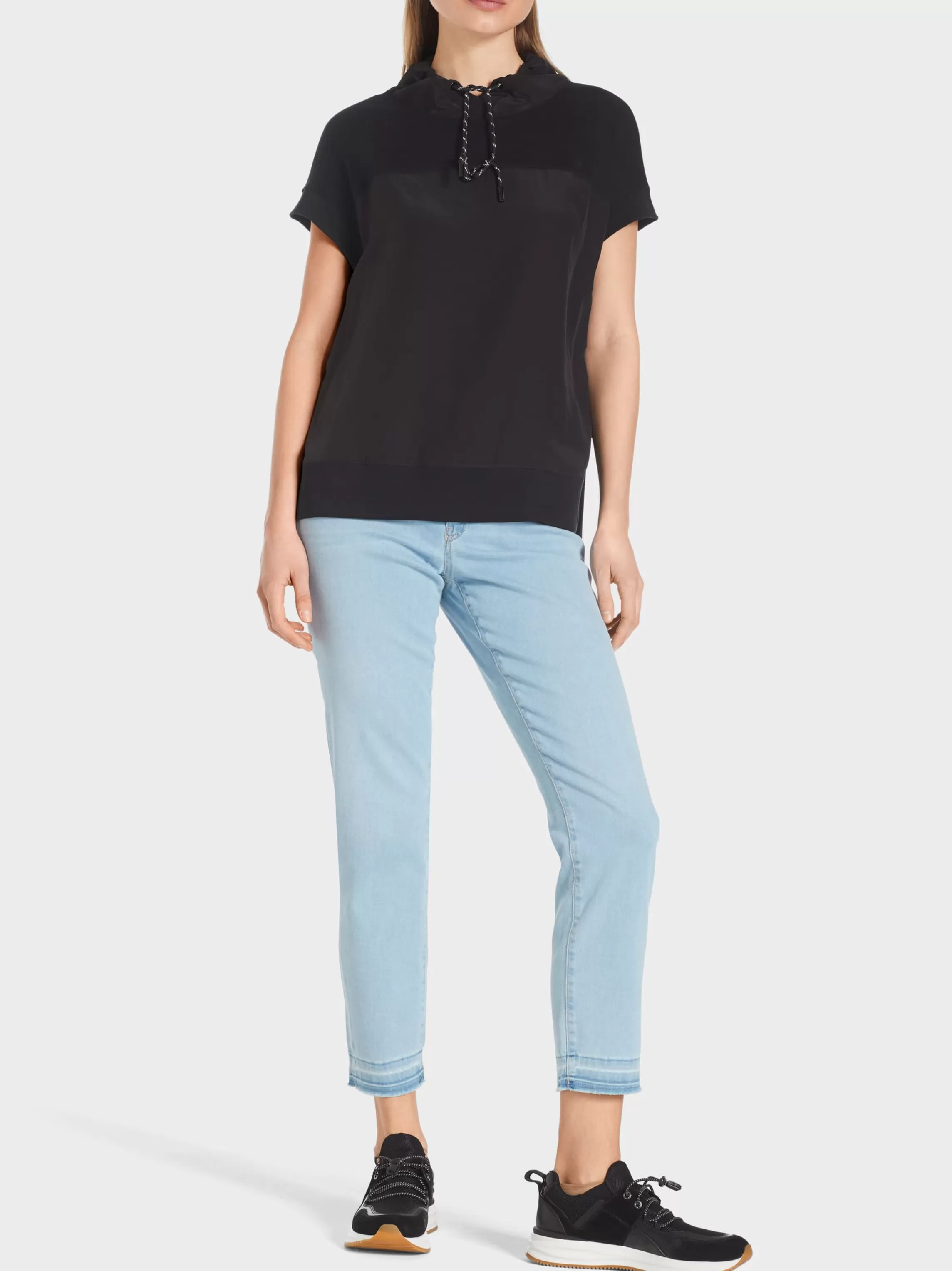 Shop CASUAL BLOUSE IN A MIX OF MATERIALS Blouses & Tunics | Shirts & Tops