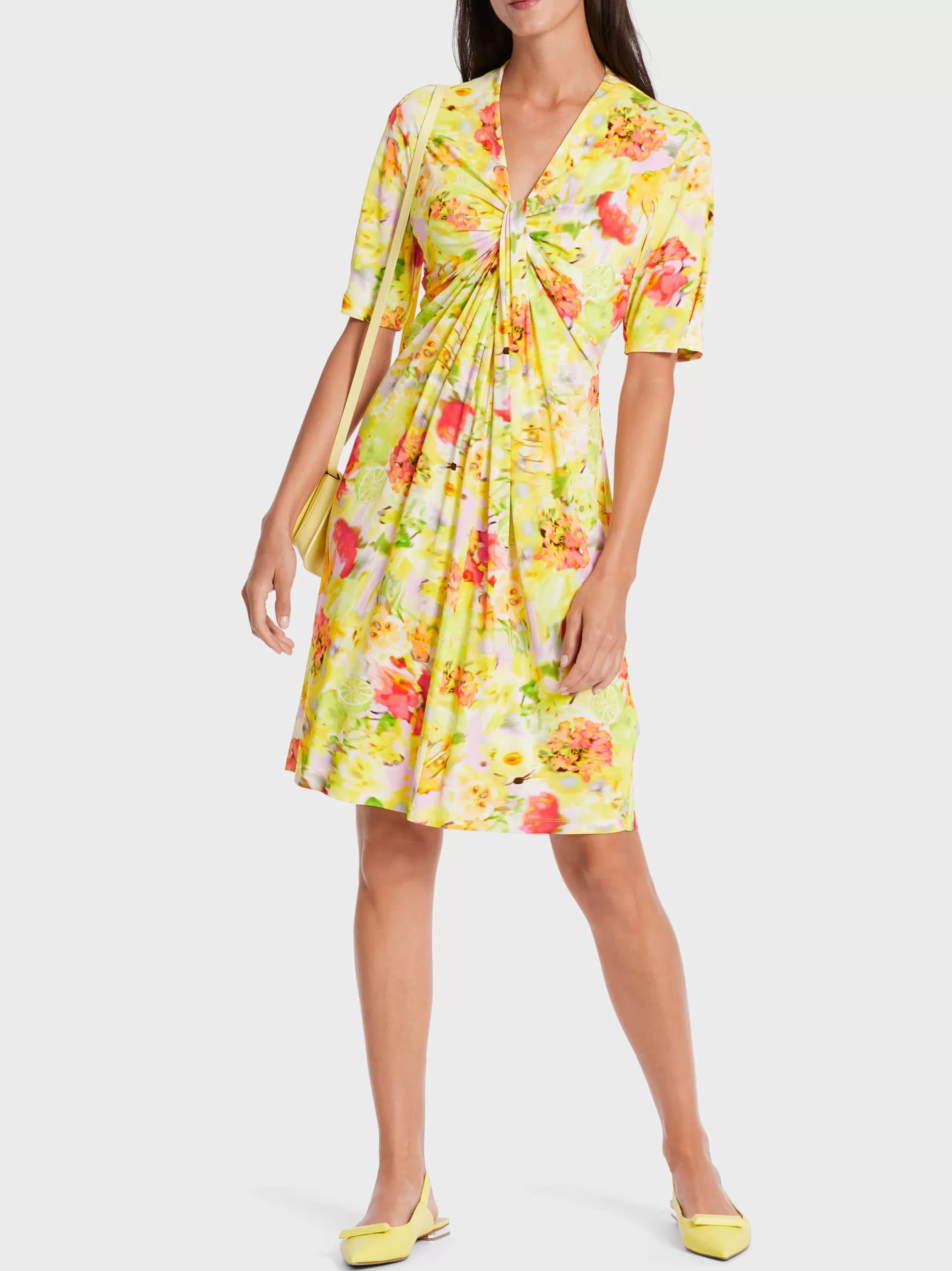 Best Sale DRESS IN A BLURRY FLORAL DESIGN Dresses