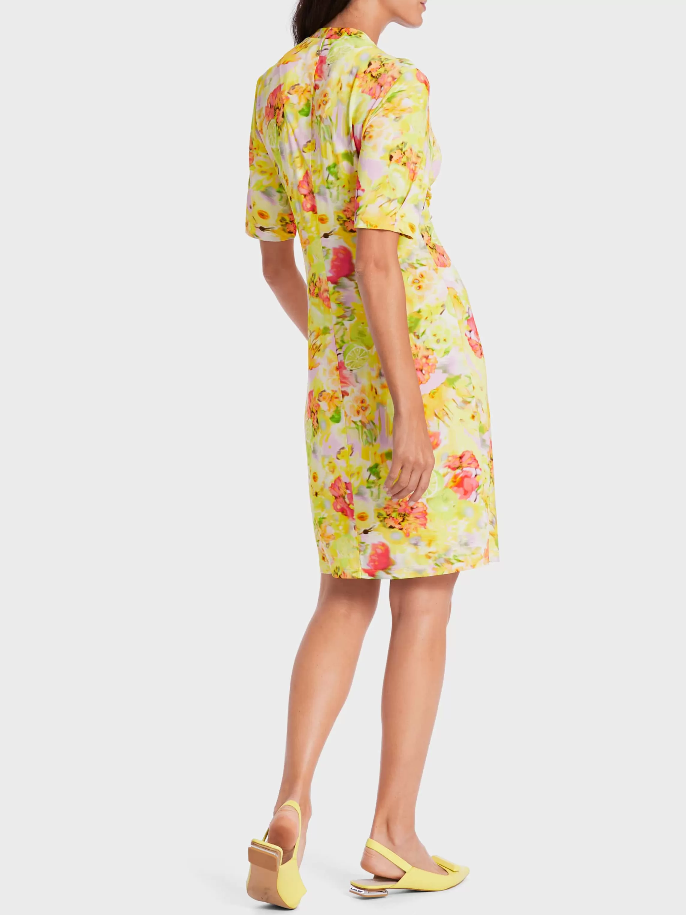 Best Sale DRESS IN A BLURRY FLORAL DESIGN Dresses