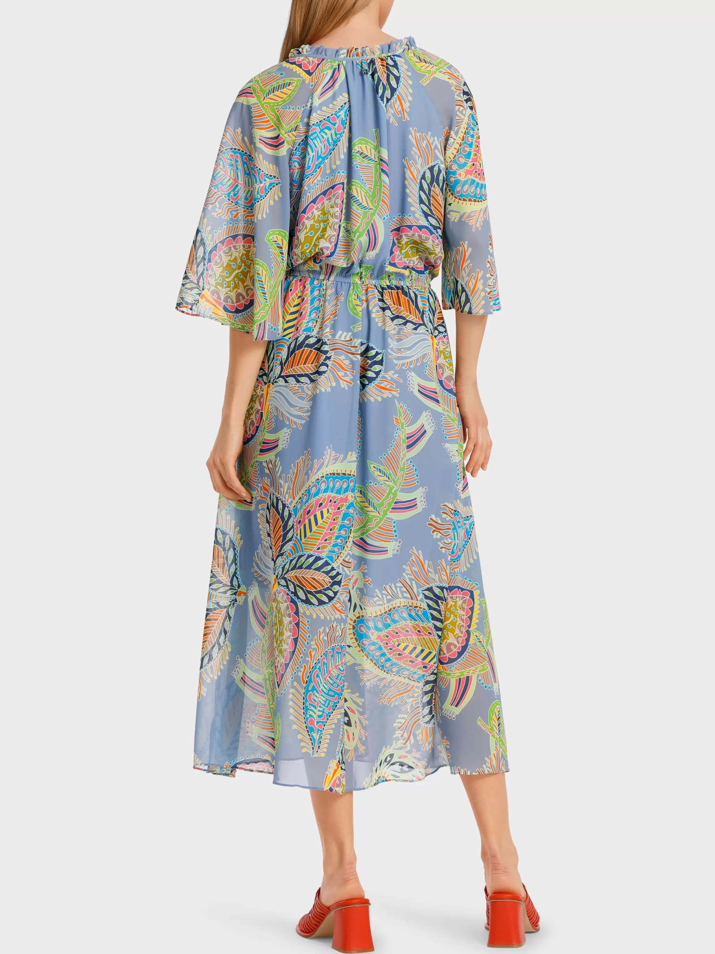 Cheap DRESS WITH STYLIZED PAISLEY PRINT Dresses