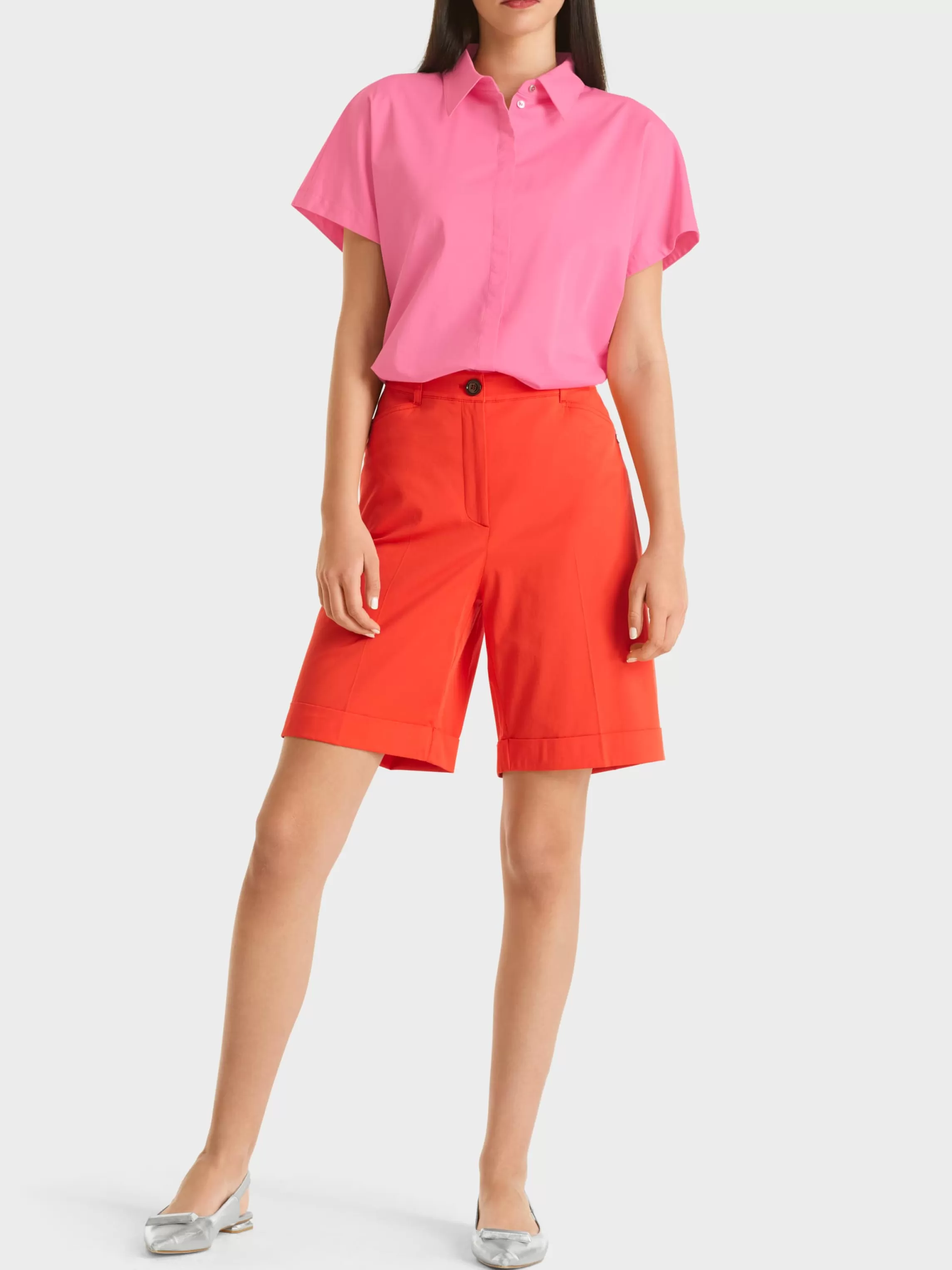 Best FINIKE - SHORTS WITH TURNED-UP HEMS Pants