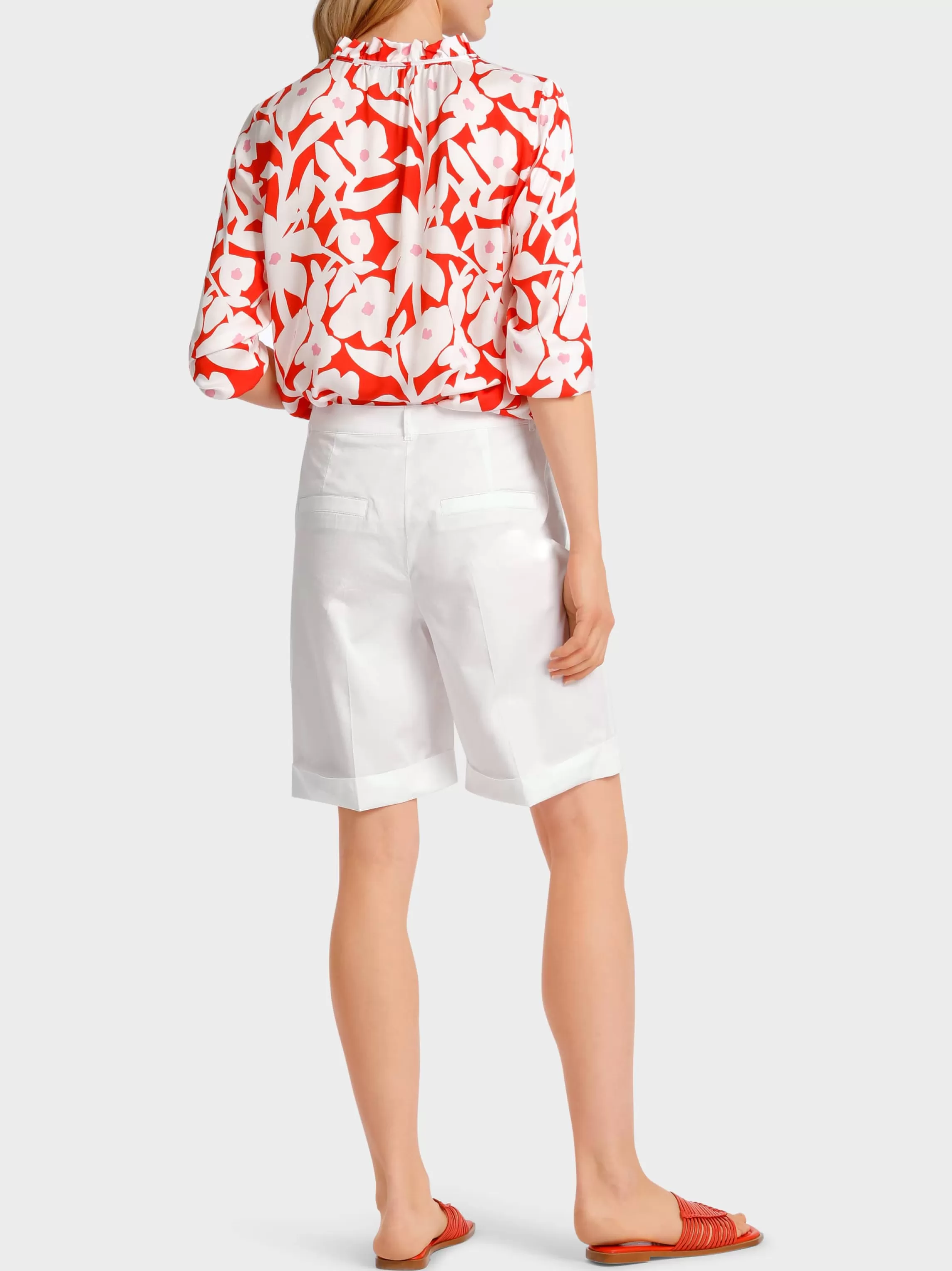 Outlet FINIKE - SHORTS WITH TURNED-UP HEMS Pants