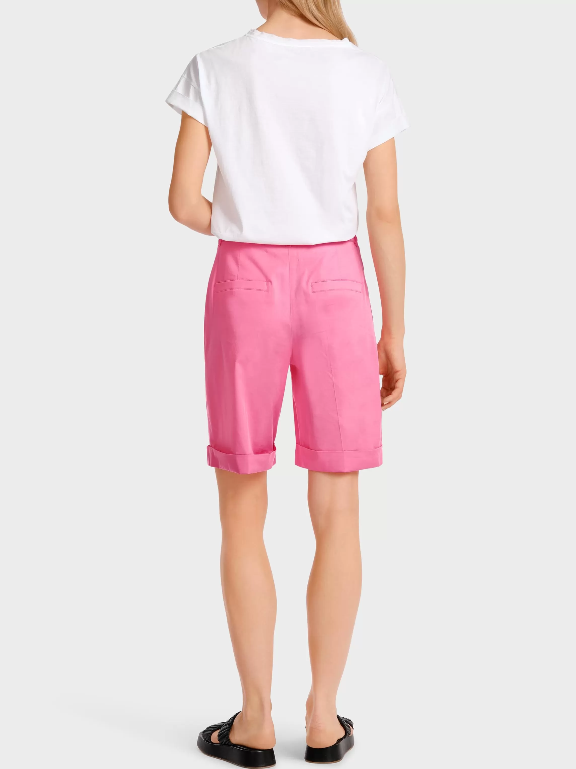 Best FINIKE - SHORTS WITH TURNED-UP HEMS Pants