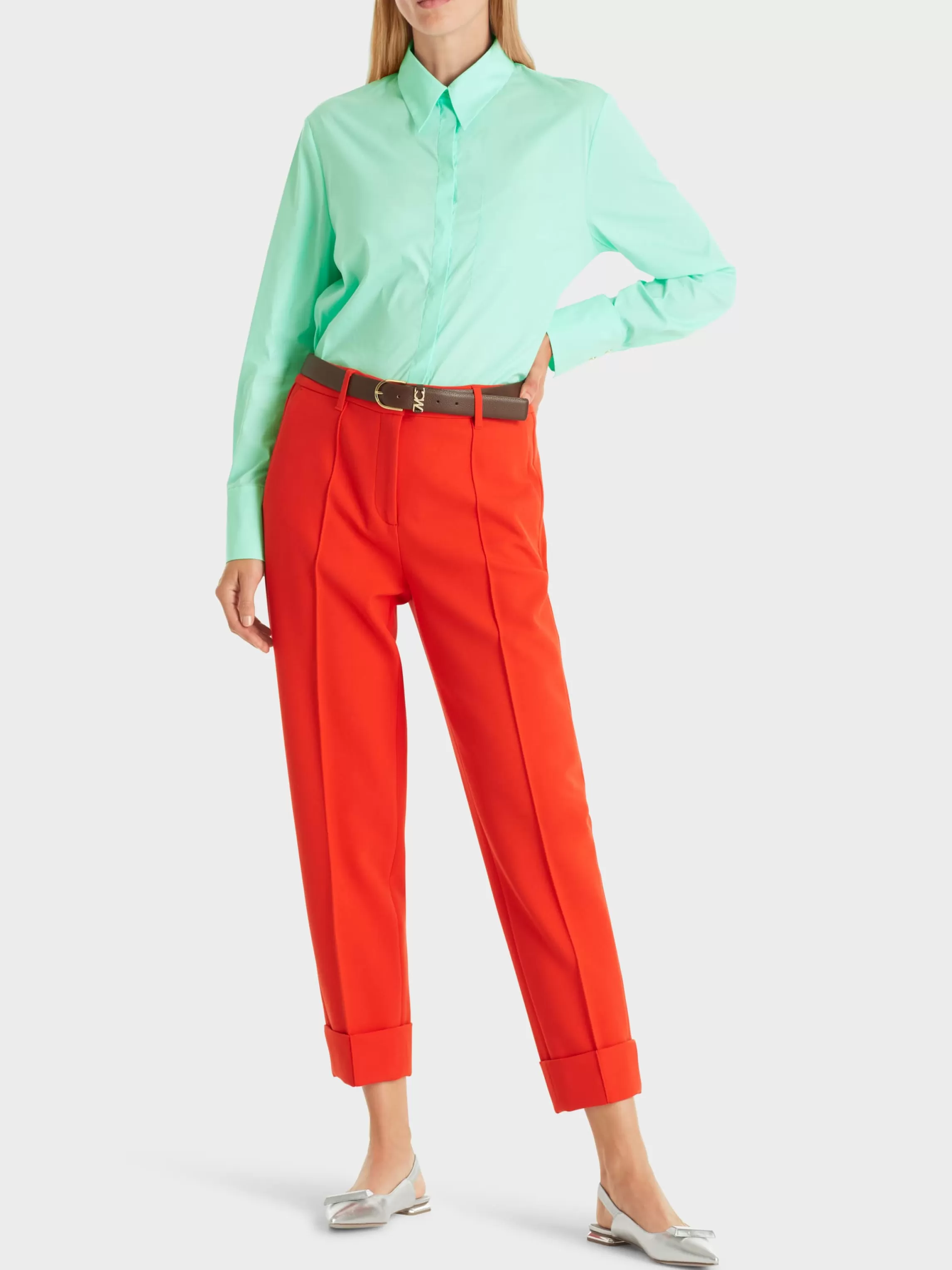 Hot FORDON PANTS WITH PLEAT AND CUFFS Pants