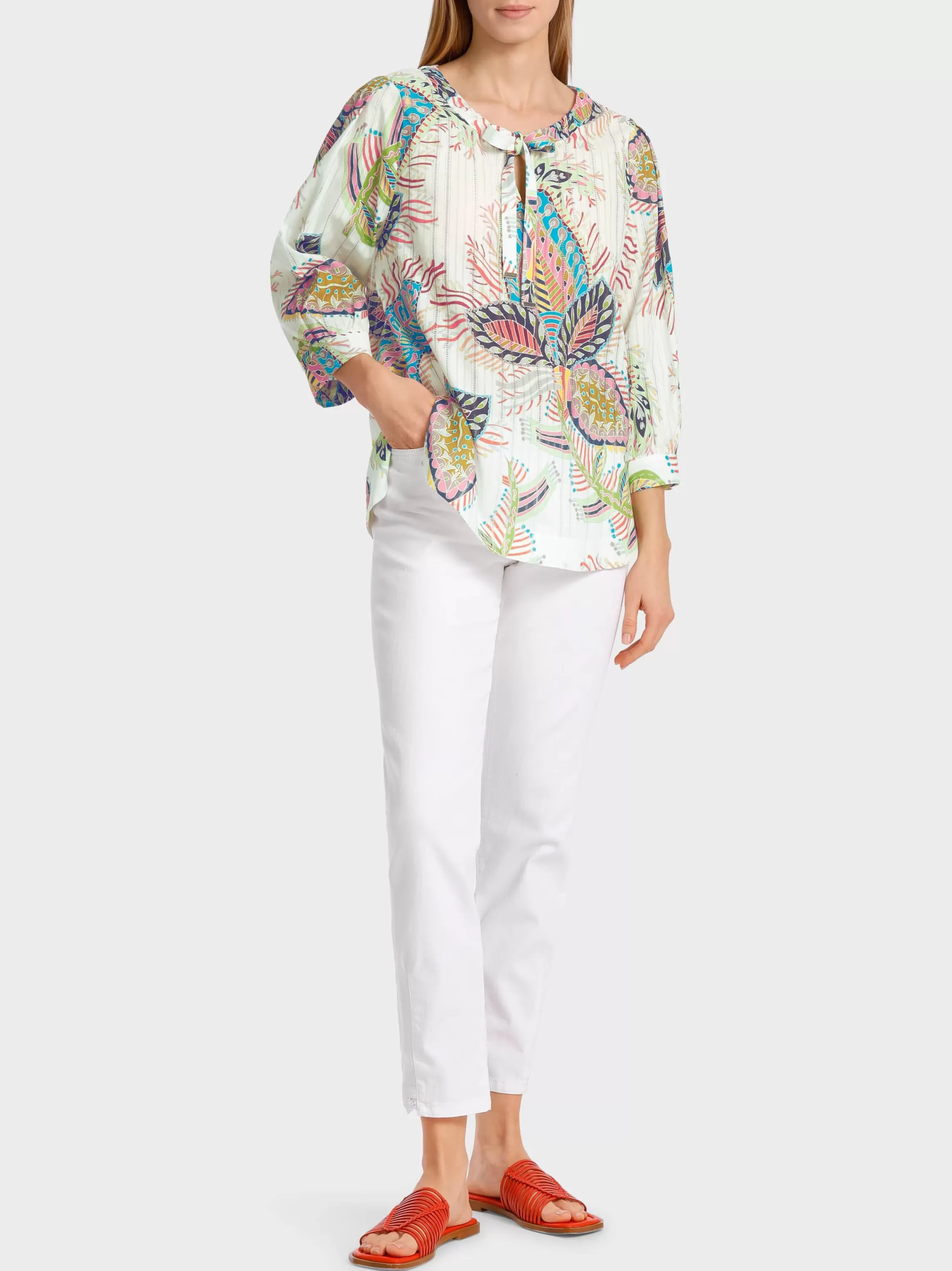 Hot LONG-SLEEVED A-LINE BLOUSE Blouses & Tunics