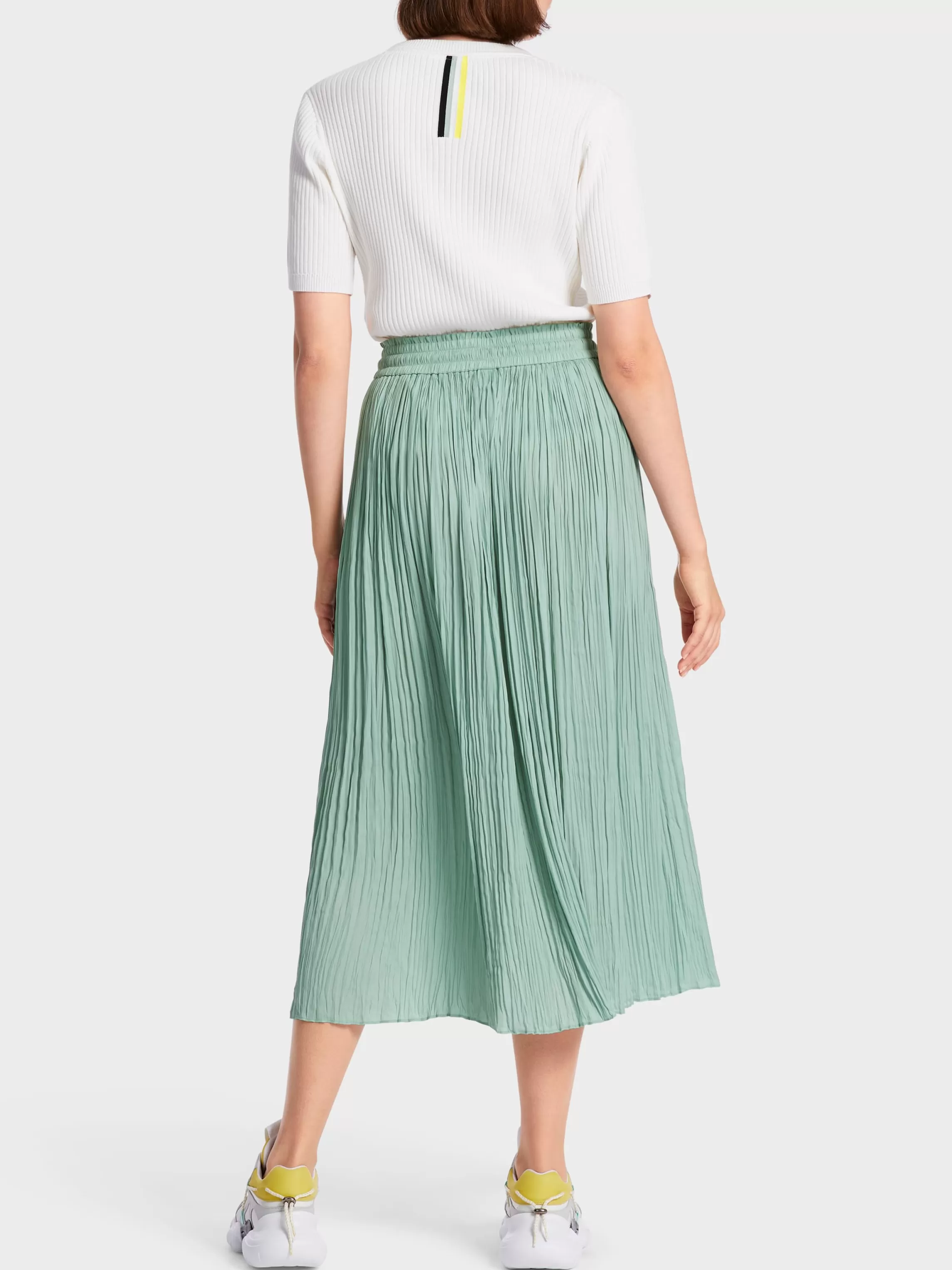 Clearance MIDI LENGTH SKIRT WITH PLEATS Skirts