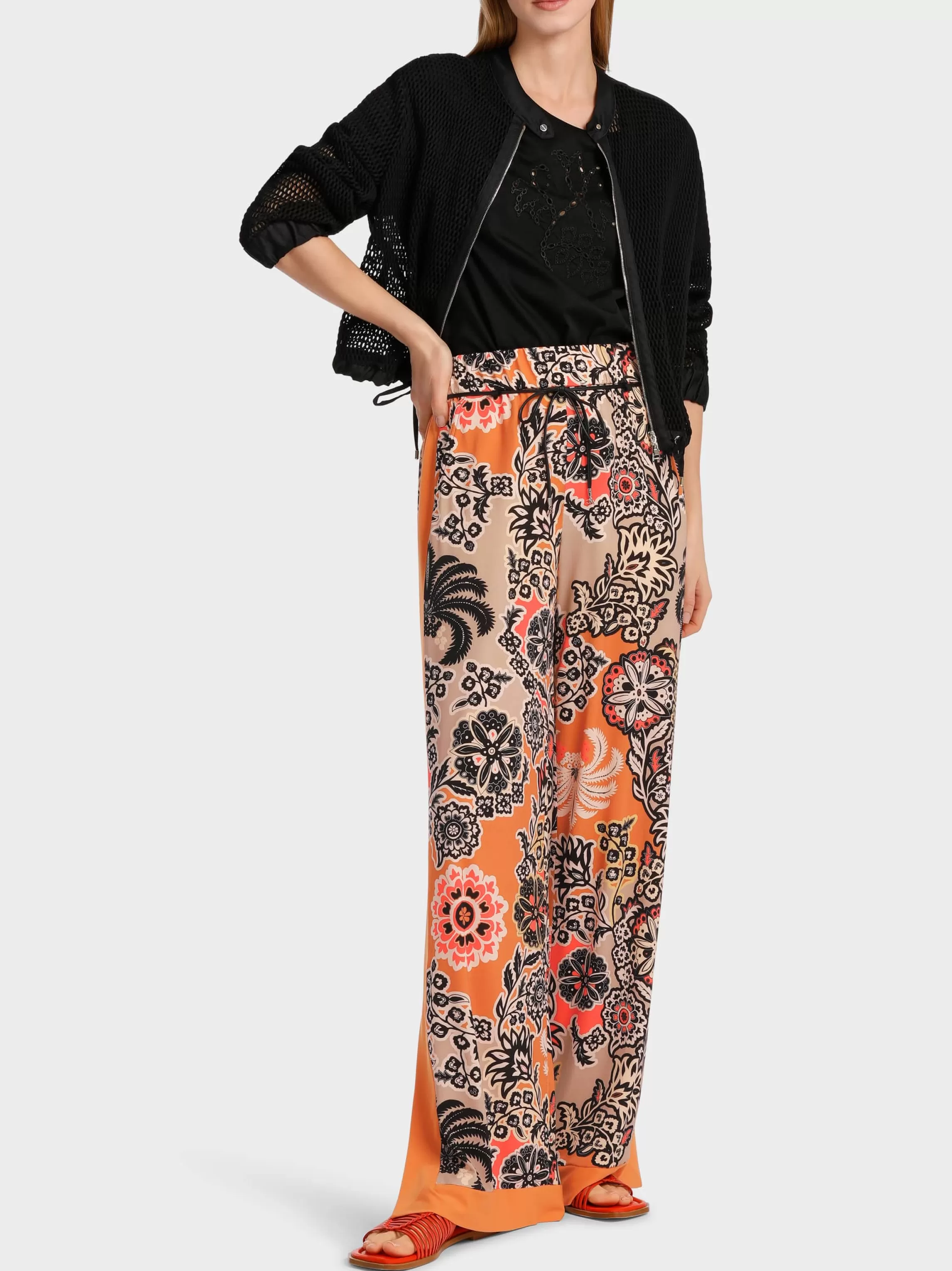 Hot MODEL WEDI - PALAZZO PANTS WITH BRAID Pants