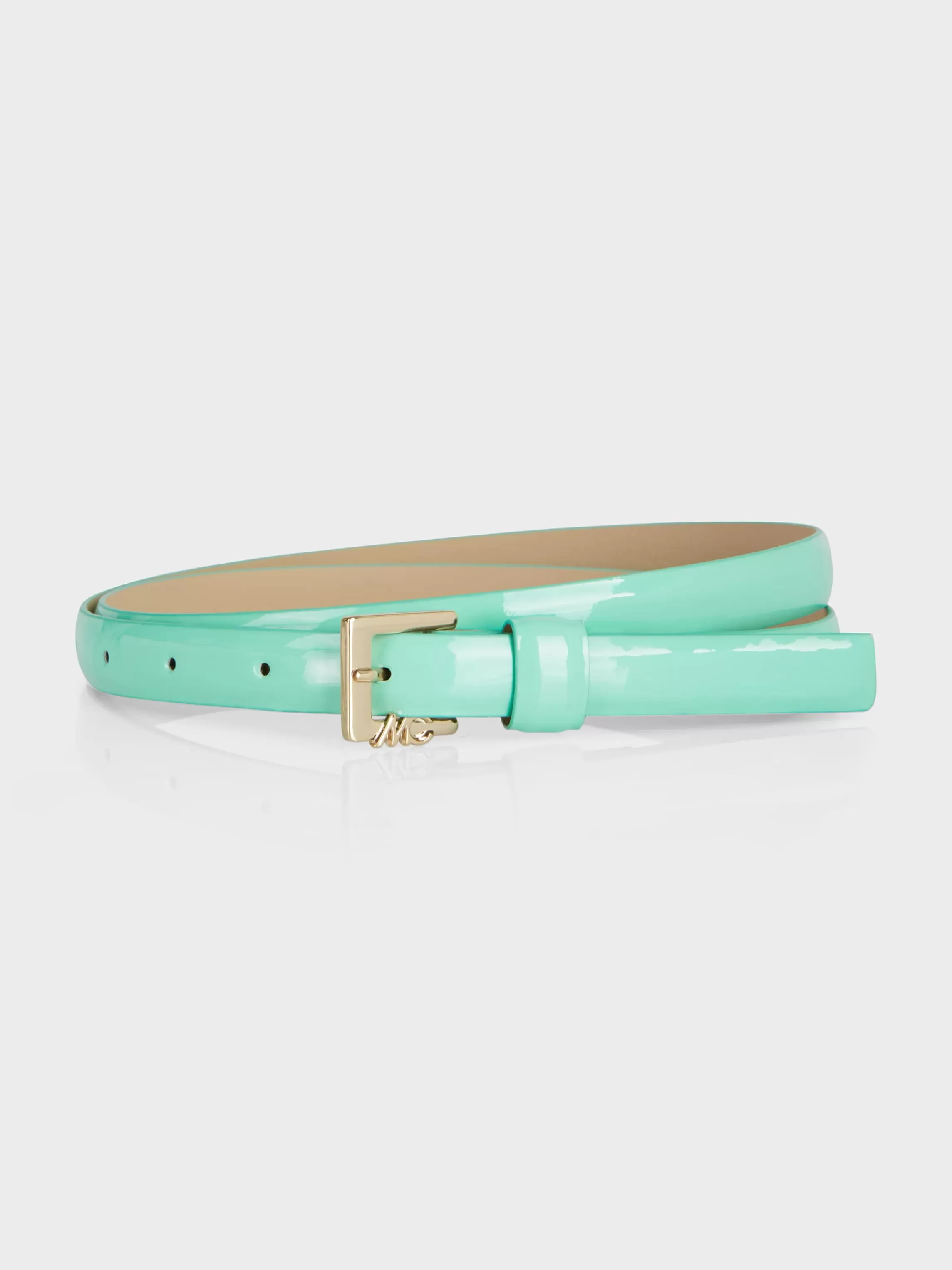 Online NARROW PATENT BELT WITH DELICATE BUCKLE Accessoires