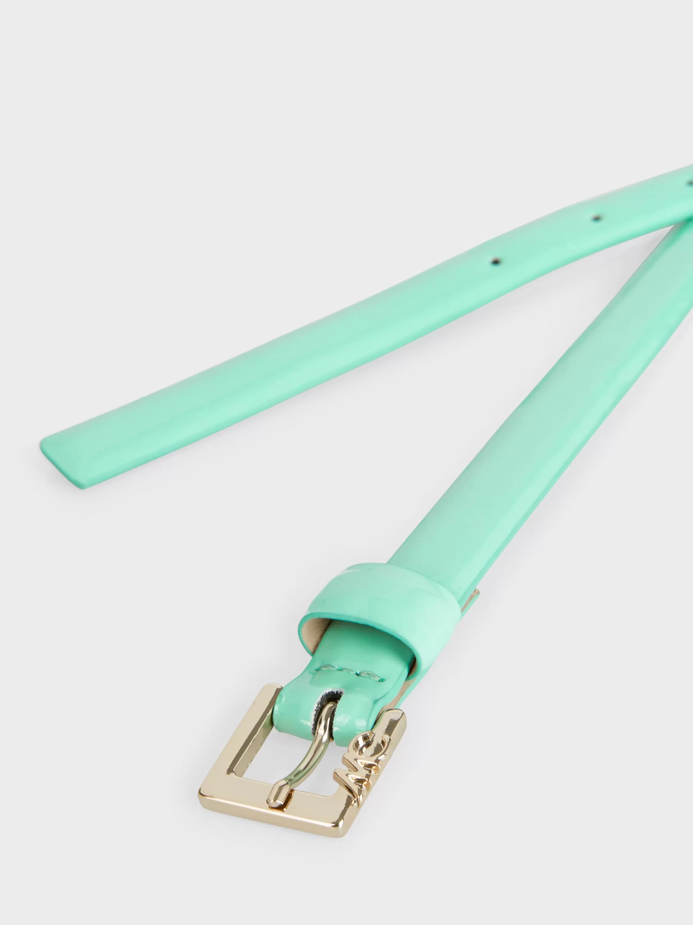 Online NARROW PATENT BELT WITH DELICATE BUCKLE Accessoires