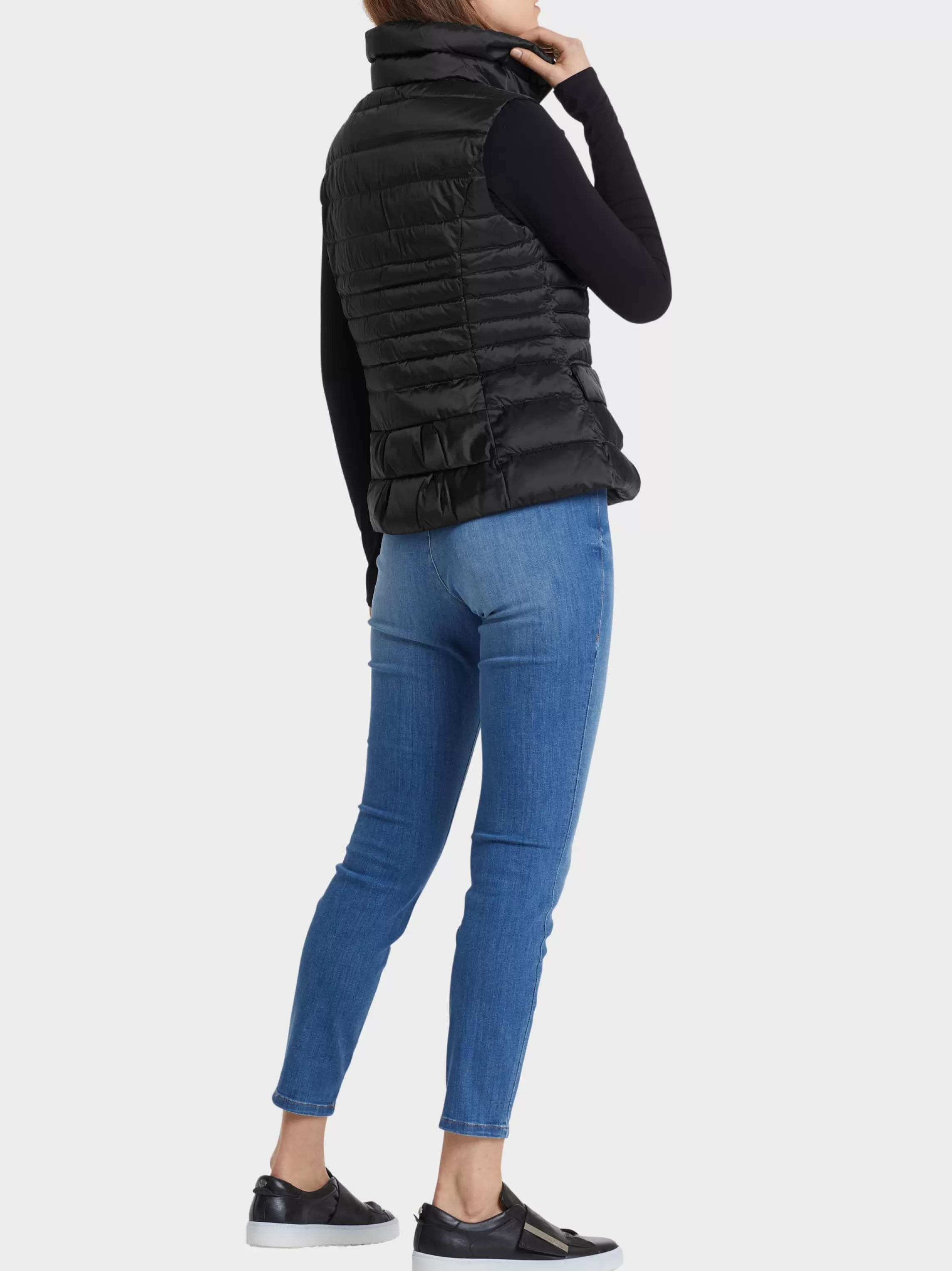 Best Sale QUILTED WAISTCOAT WITH DOWN LINING Jackets