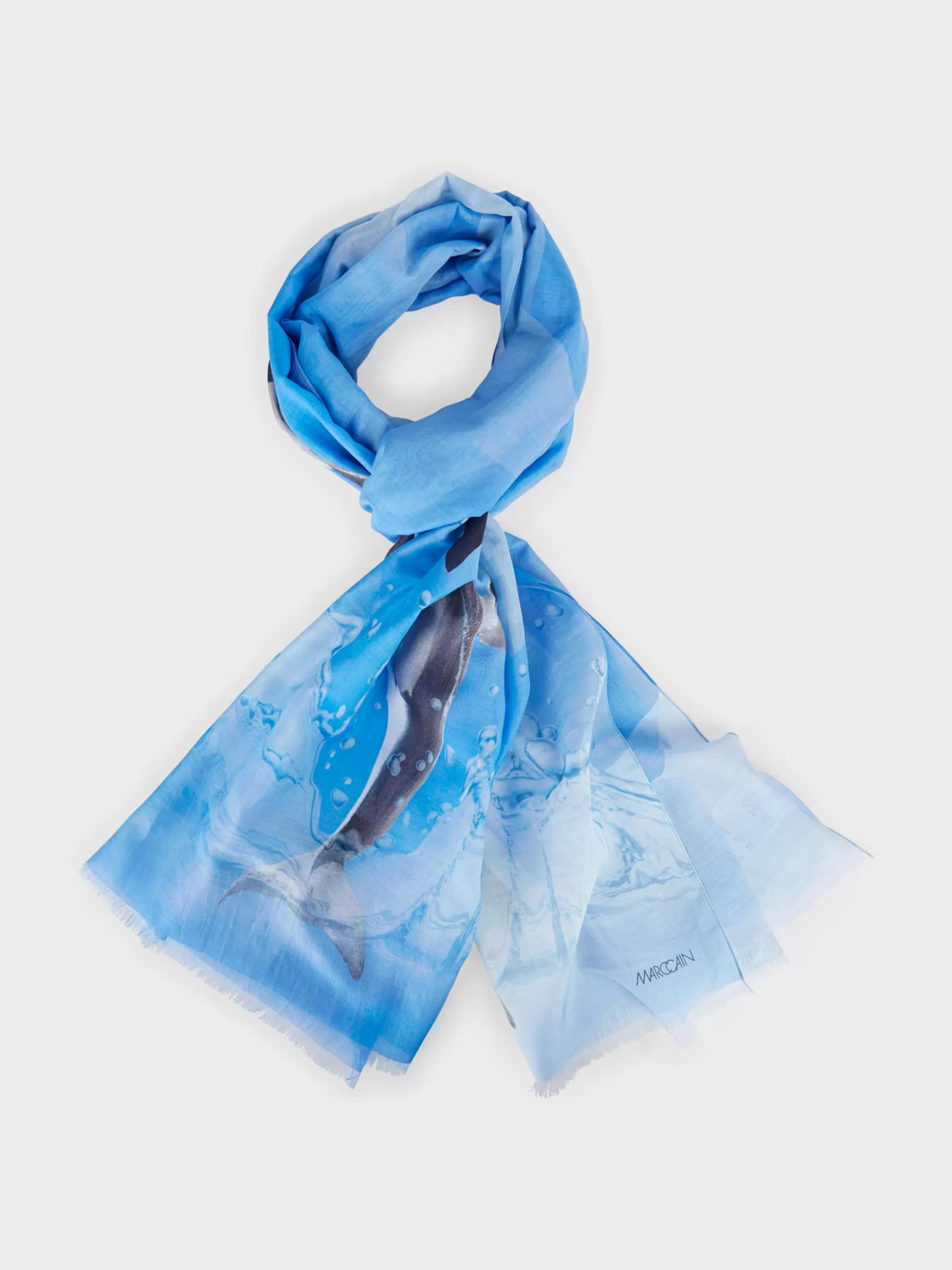 Cheap SCARF WITH DOLPHIN PRINT Accessoires