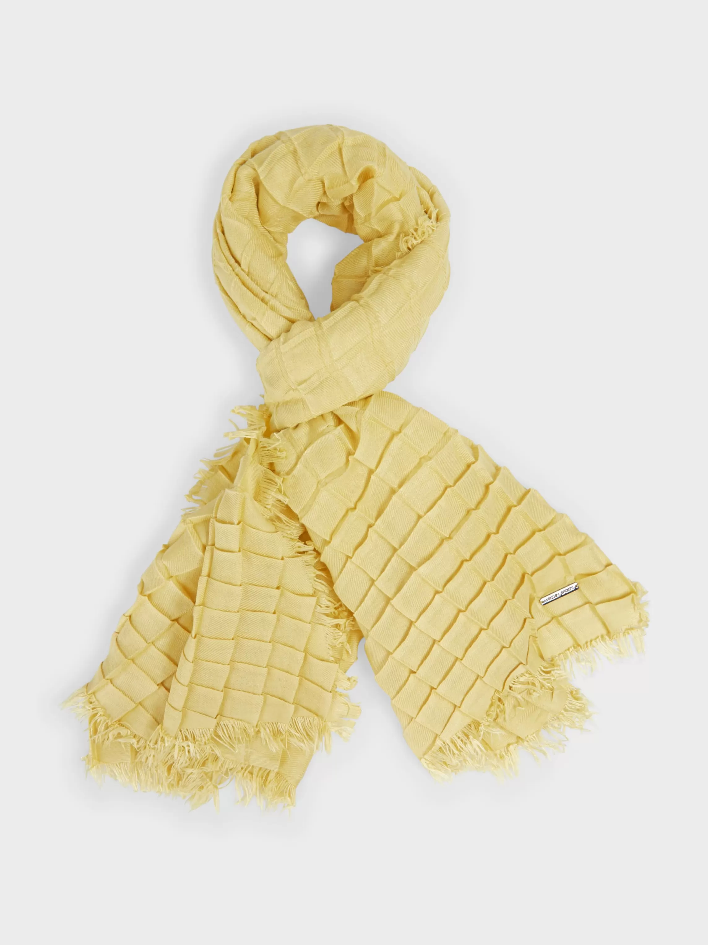 Cheap SCARF WITH PLEATED PATTERN Accessoires