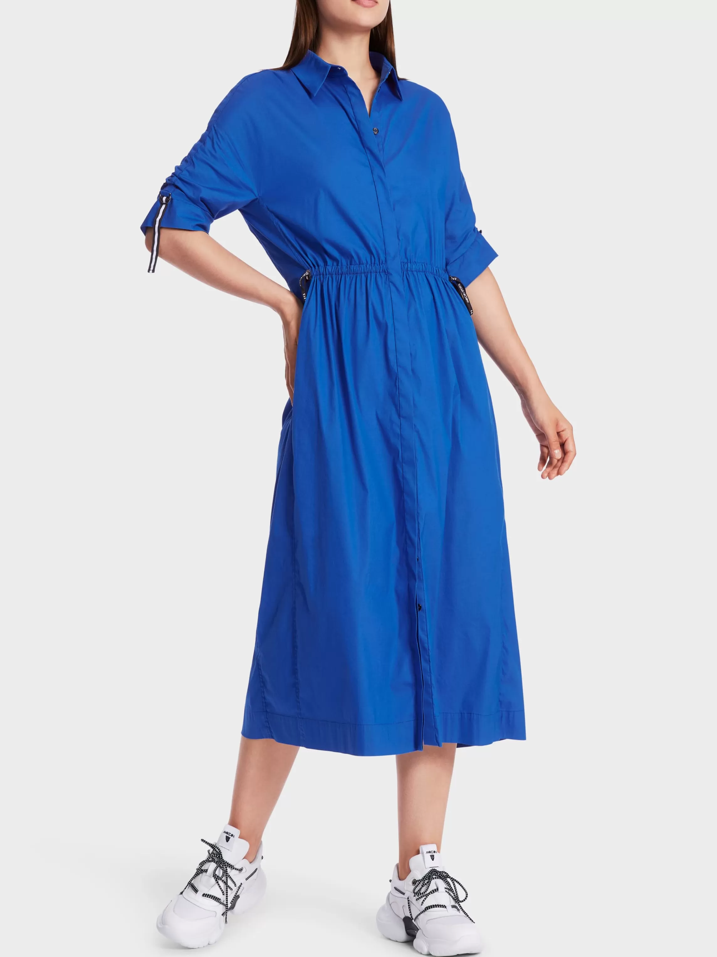 Cheap SHIRT DRESS WITH KIMONO SLEEVES Dresses