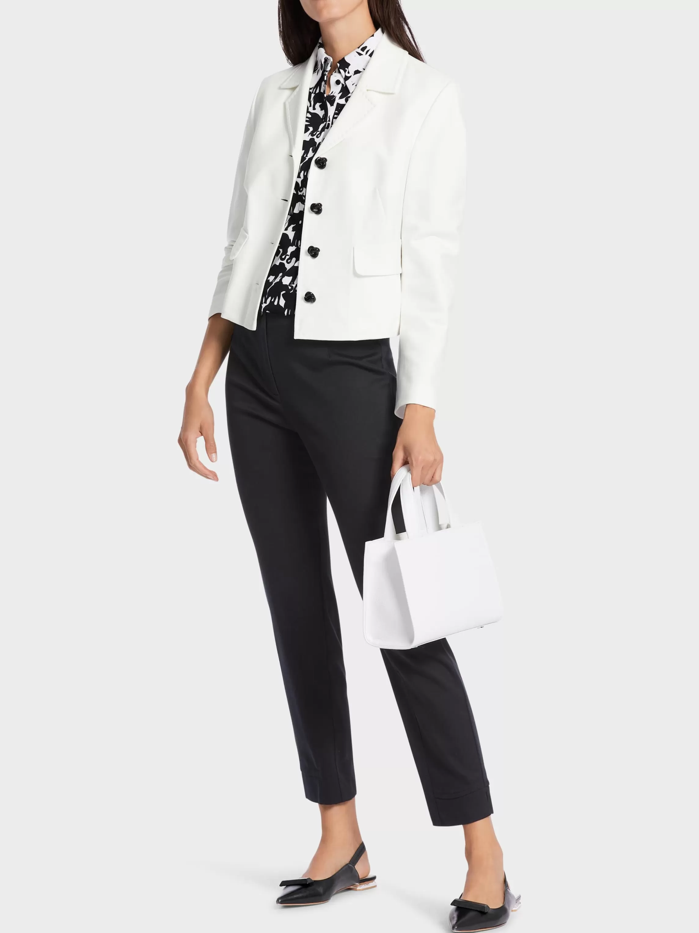 Clearance SHORT BLAZER WITH QUILTED EDGES Jackets