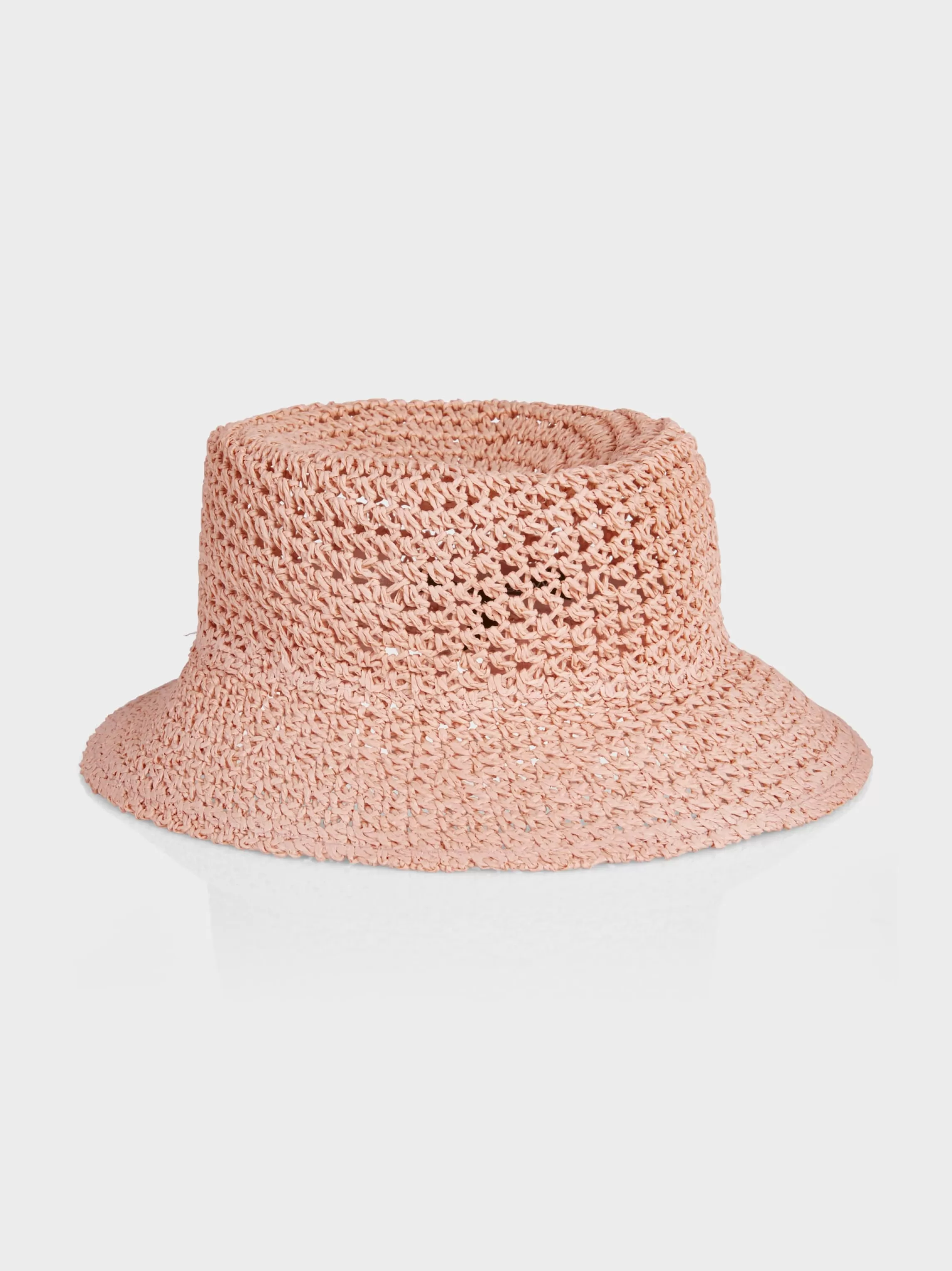 New STRAW HAT IN CROCHET DESIGN Accessoires