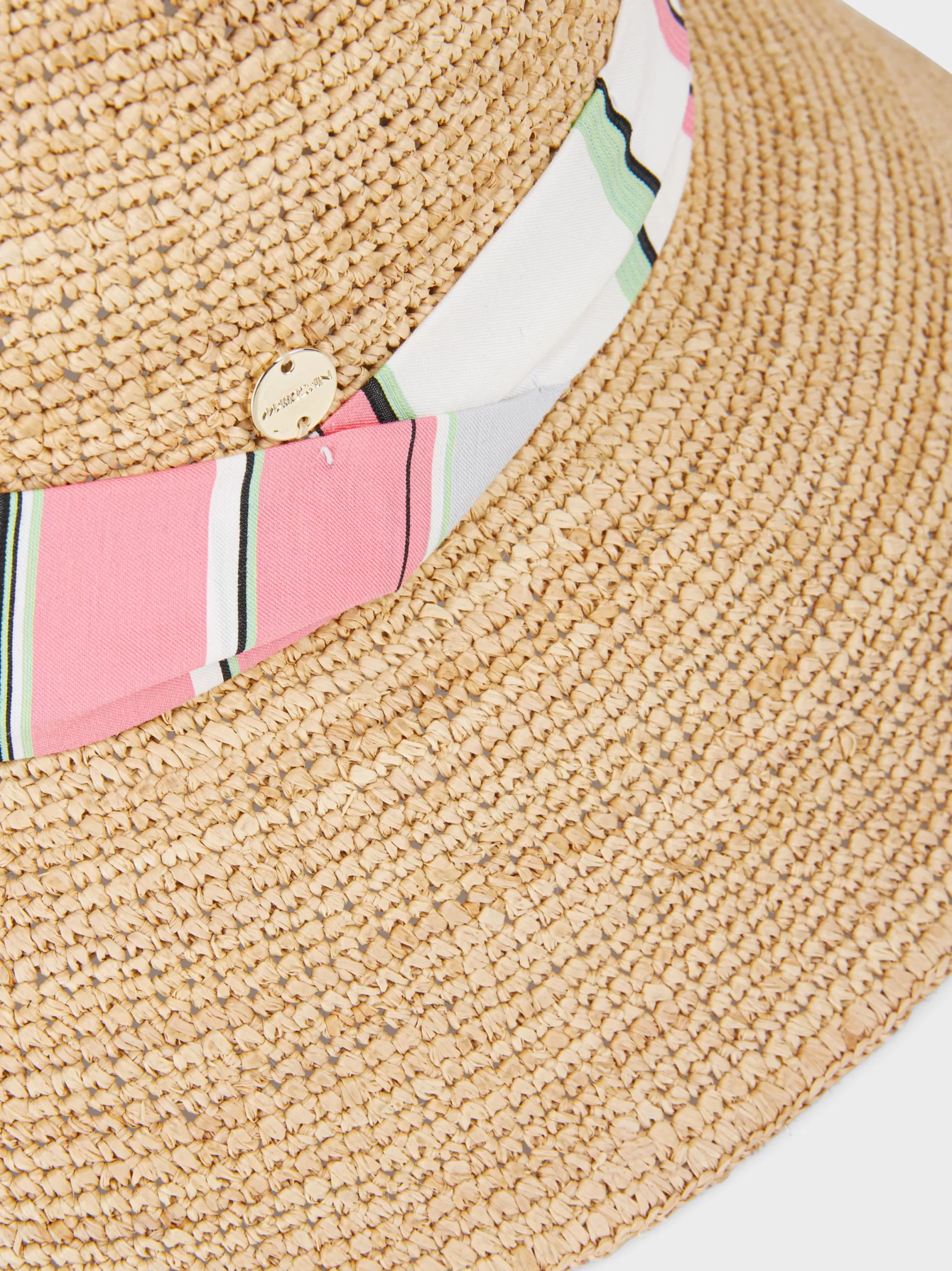 Clearance STRAW HAT WITH STRIPED BAND Accessoires