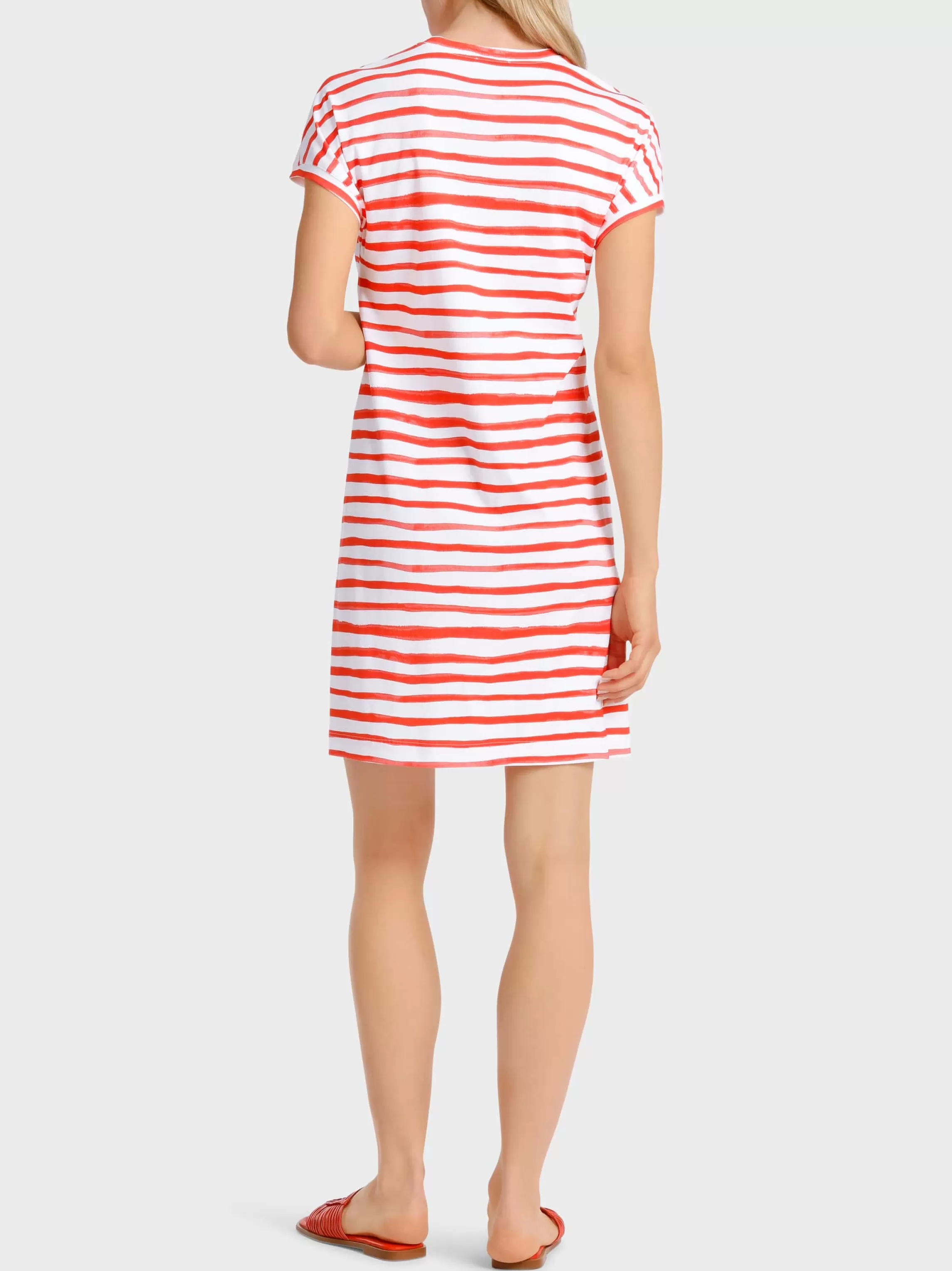 Outlet STRIPED COTTON RIB DRESS Dresses